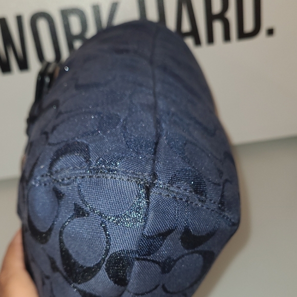 Coach Signature C Jacquard Blue and Black Trim Set - Picture 11 of 17